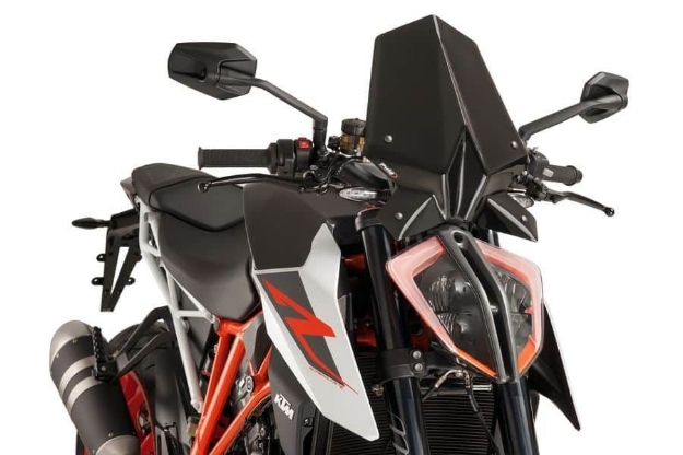 Afbeeldingen van Vervangingsruit naked bike Sport Puig KTM Superduke 1290 R '17--zwart