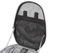 Afbeeldingen van Rear bag Royster Sport zwart/grijs inclusief spanbanden Hepco&Becker