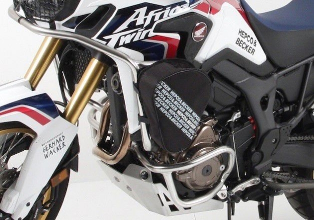 Afbeeldingen van Valbeugel TASSENSET voor bovenbeugel Hepco&Becker voor Honda CRF1000L Africa Twin '16-17