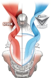 Afbeeldingen van Vervangingsruit ZTechnik VStream sport donker getint BMW R1200/1250GS LC / ADV '13-23