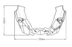 Afbeeldingen van Motorspoiler Carbon Look Puig Honda CB1000R Neo Sports cafe