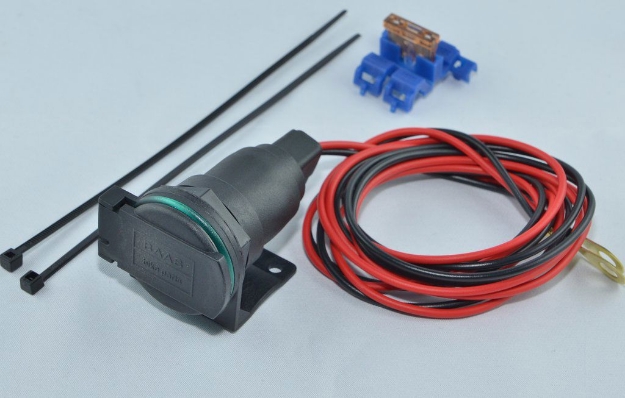 Afbeeldingen van Sigaret aansluiting met zelfsluitende klep en zekering Baas