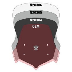 Afbeeldingen van Vervangingsruit National Cycle sport donker getint Yamaha XT1200Z Super Tenere '10-13