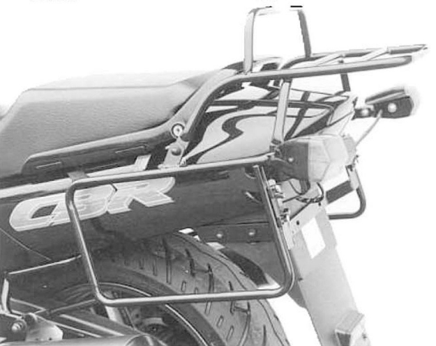 Afbeeldingen van Kofferrek zwart Hepco & Becker Honda CBR1000F '93-