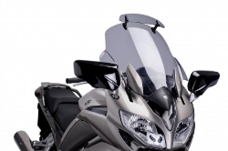 Afbeeldingen van Vervangingsruit touring met opzetruitje licht getint Puig Yamaha FJR1300 '13-