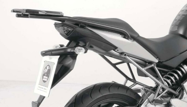 Afbeeldingen van Topdrager zwart Alurack Hepco&Becker Kawasaki Versys 650 '15-21