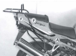 Afbeeldingen van Topdrager zwart Hepco & Becker Kawasaki ZX9-R '02-'03