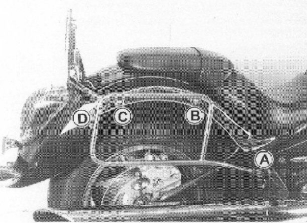 Afbeeldingen van Kofferrek chroom Hepco&Becker Kawasaki VN2000 '04-'07