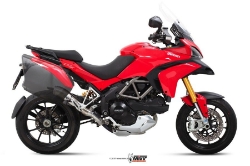 Afbeeldingen van MIVV Ghibli RVS demper Ducati Multistrada 1200 '10- (incl. kat vervanger)