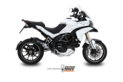 Afbeeldingen van MIVV Speed Edge Steel Black demper met kat. vervanger Ducati Multistrada 1200 '10-