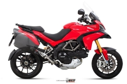 Afbeeldingen van MIVV GP steel black demper Ducati MULTISTRADA 1200/ ST ABS '10- (INCL CAT VERV)