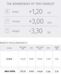 Afbeeldingen van MIVV MK3 carbon dubbel Ducati M1200 ’14-16