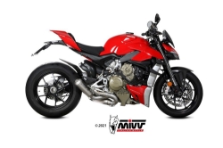 Afbeeldingen van MIVV X-M1 titanium dempers Ducati Streetfighter V4 '20-22