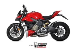 Afbeeldingen van MIVV X-M1 titanium dempers Ducati Streetfighter V4 '20-22
