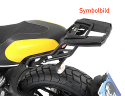 Afbeeldingen van Topdrager zwart Easyrack Hepco&Becker Ducati Diavel '11-'18