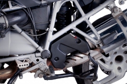 Afbeeldingen van Side cover panel rear spoiler links Puig mat zwart BMW R1200GS '04-12 / ADV '06-'13
