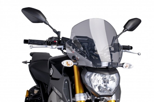 Afbeeldingen van Windscherm Puig model Stream universeel-Zwart