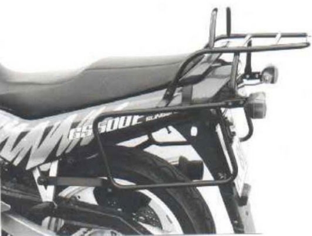 Afbeeldingen van Kofferrek zwart Hepco & Becker Suzuki GS500E '89-'00