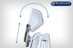 Afbeeldingen van Screen Deflector VARIO-ERGO 3D+ diverse BMW modellen - smoked grey Wunderlich