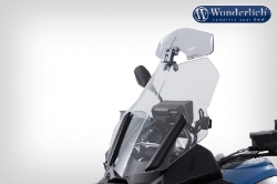 Afbeeldingen van Screen Deflector VARIO-ERGO 3D+ diverse BMW modellen - smoked grey Wunderlich