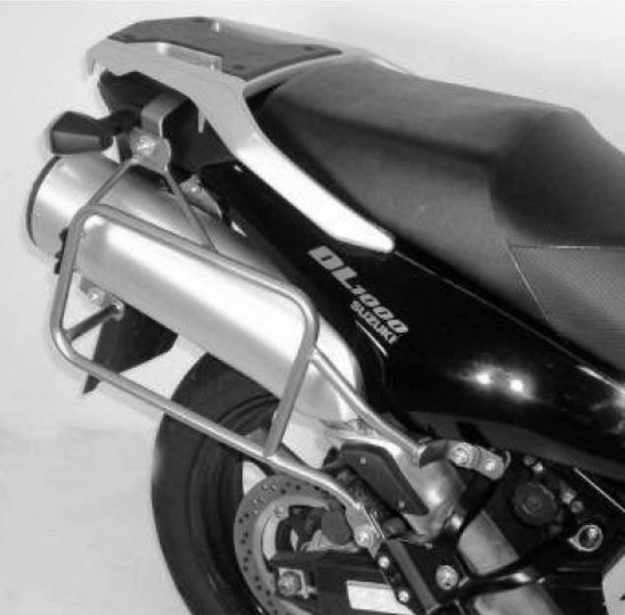 Afbeeldingen van Kofferrek zwart Lock-it Hepco & Becker Suzuki DL1000
