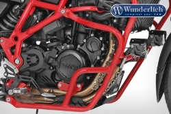 Afbeeldingen van Protection bar set Adventure BMW F800GS '17- -red Wunderlich