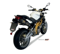 Afbeeldingen van MIVV Suono Steel Black RVS dempers Aprilia Shiver 750 '08-