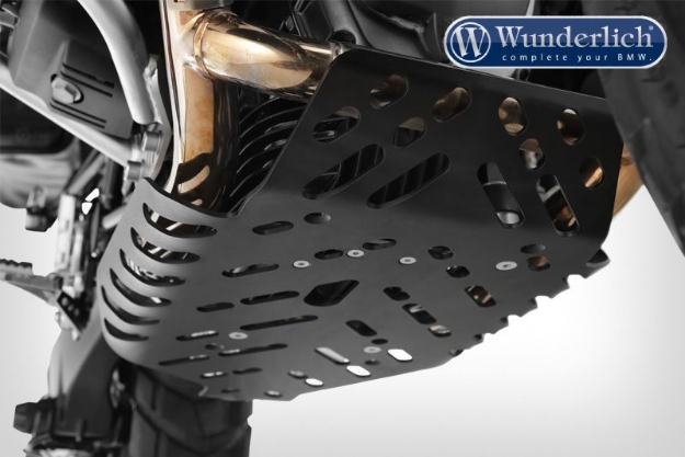 Afbeeldingen van Engine protection plate Dakar diverse BMW modellen - black Wunderlich