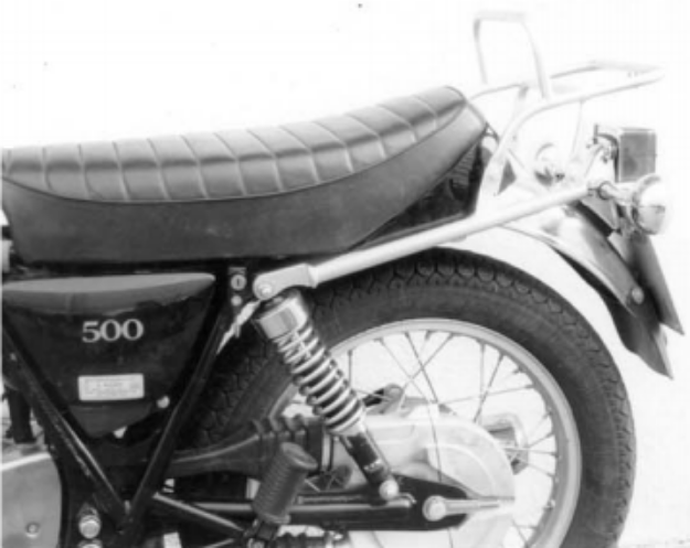 Afbeeldingen van Topdrager chroom Hepco & Becker Yamaha SR500