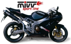 Afbeeldingen van MIVV Oval Classic carbon demper High up (small) Kawasaki ZX6-R '03-'04