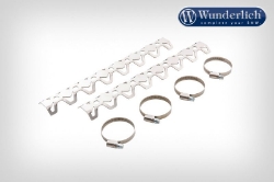 Afbeeldingen van Header pipe protector diverse BMW modellen - silver Wunderlich