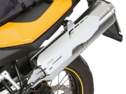 Afbeeldingen van Exhaust heat shield BMW F650GS '08-/ F700GS/ F800GS/ F800GS Adv. '13-- silver Wunderlich