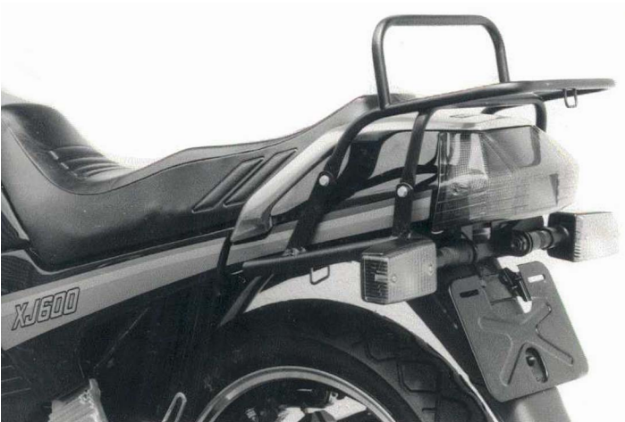 Afbeeldingen van Topdrager zwart Hepco & Becker Yamaha XJ600F '84-'85