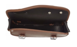 Afbeeldingen van Detroit zadeltas zwart links Custom Acces - 2,5 ltr