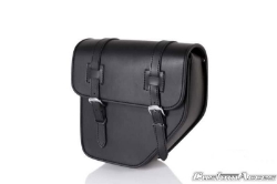 Afbeeldingen van Ibiza zadeltas zwart rechts Custom Acces - 11 ltr