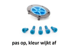 Afbeeldingen van Tankdop boutjes voor tankdop (set) Evotech Triumph Daytona 995i '02-'05/ Street Triple '07-'09