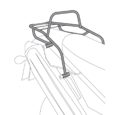 Afbeeldingen van Topdrager zwart Hepco & Becker Yamaha XT660 R/X 2007-