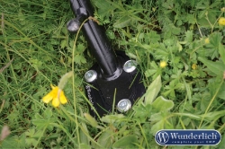 Afbeeldingen van Side stand enlarger for low suspension BMW R1200GS LC/Adventure - black Wunderlich