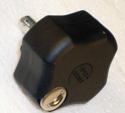 Afbeeldingen van Afsluitbare Hepco & Becker Lock-it slot ZONDER cilinder/sleutel