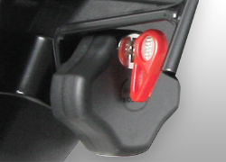 Afbeeldingen van Afsluitbare Hepco & Becker Lock-it slot ZONDER cilinder/sleutel