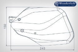 Afbeeldingen van Hand guards CLEAR PROTECT diverse BMW modellen - clear Wunderlich