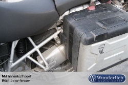 Afbeeldingen van Inner fender with or Without ESA BMW R1200GS/Adventure '09-- black Wunderlich