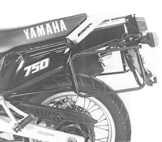 Afbeeldingen van Kofferrek zwart Hepco&Becker Yamaha XTZ750 SUPER TENERE