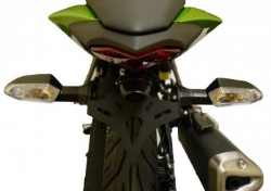 Afbeeldingen van Kentekenplaathouder Evotech Performance Kawasaki Z250 SL '15-19