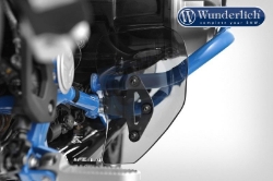 Afbeeldingen van Foot protectors CLEAR PROTECT diverse BMW modellen - smoked grey Wunderlich