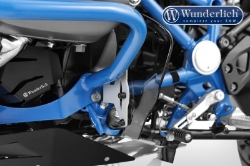 Afbeeldingen van Foot protectors CLEAR PROTECT diverse BMW modellen - smoked grey Wunderlich