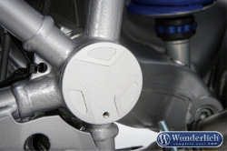 Afbeeldingen van Swingarm pivot covers left diverse BMW modellen - silver Wunderlich