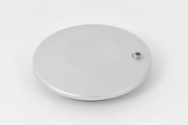 Afbeeldingen van Swingarm Pivot Cover classic design left BMW R1200GS/Adv. // R1200R -'14 // R1200S(T) - silver Wunderlich