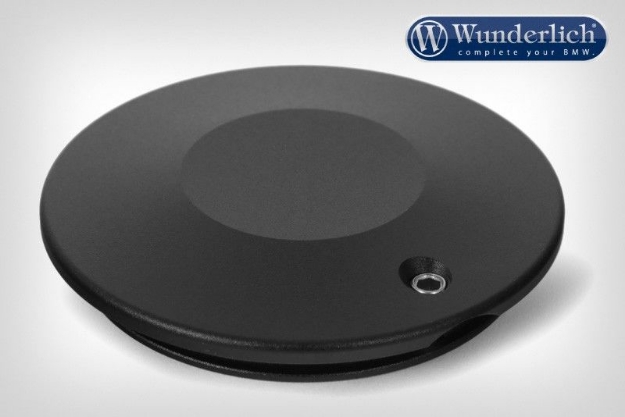 Afbeeldingen van Swingarm Pivot Cover classic design left BMW R1200GS/Adv -'13 // R1200R -'14 // R1200S(T) - black