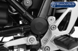 Afbeeldingen van Swingarm Pivot Cover classic design left BMW R1200GS/Adv -'13 // R1200R -'14 // R1200S(T) - black